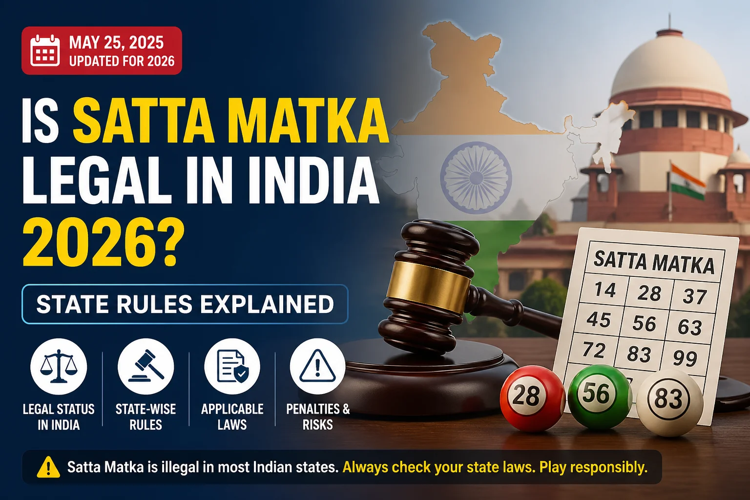 Is Satta Matka Legal in India 2026? State Rules Explained