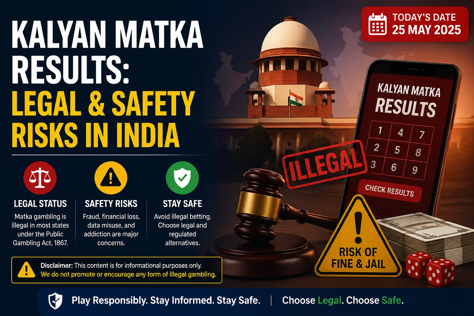 Kalyan Matka Results: Legal & Safety Risks in India