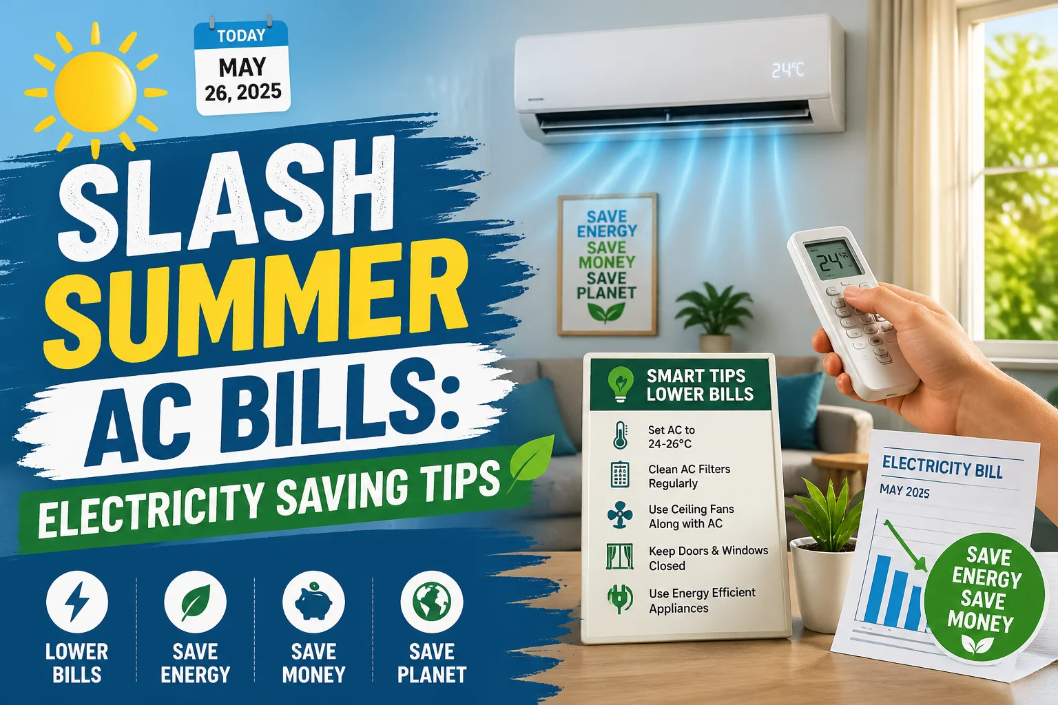 Slash Summer AC Bills: Electricity Saving Tips