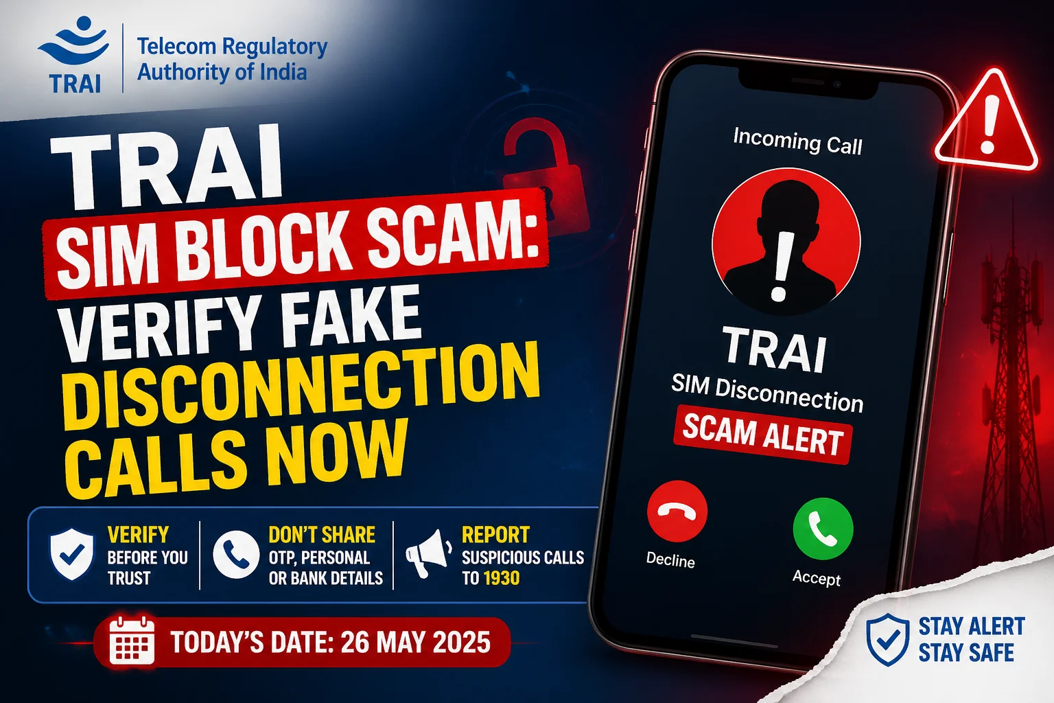 TRAI SIM Block Scam: Verify Fake Disconnection Calls Now